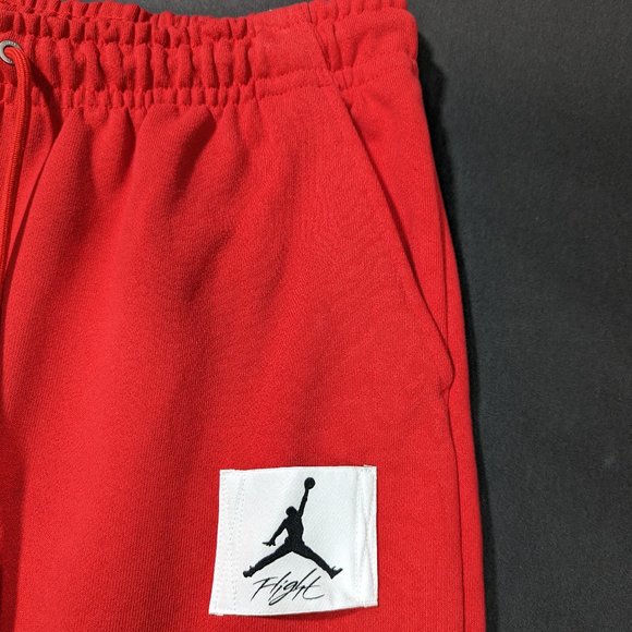 Nike Jordan Men`s Essential Flight Fleece Joggers Size 2XL 38x30 Fire Red - Picture 5 of 10